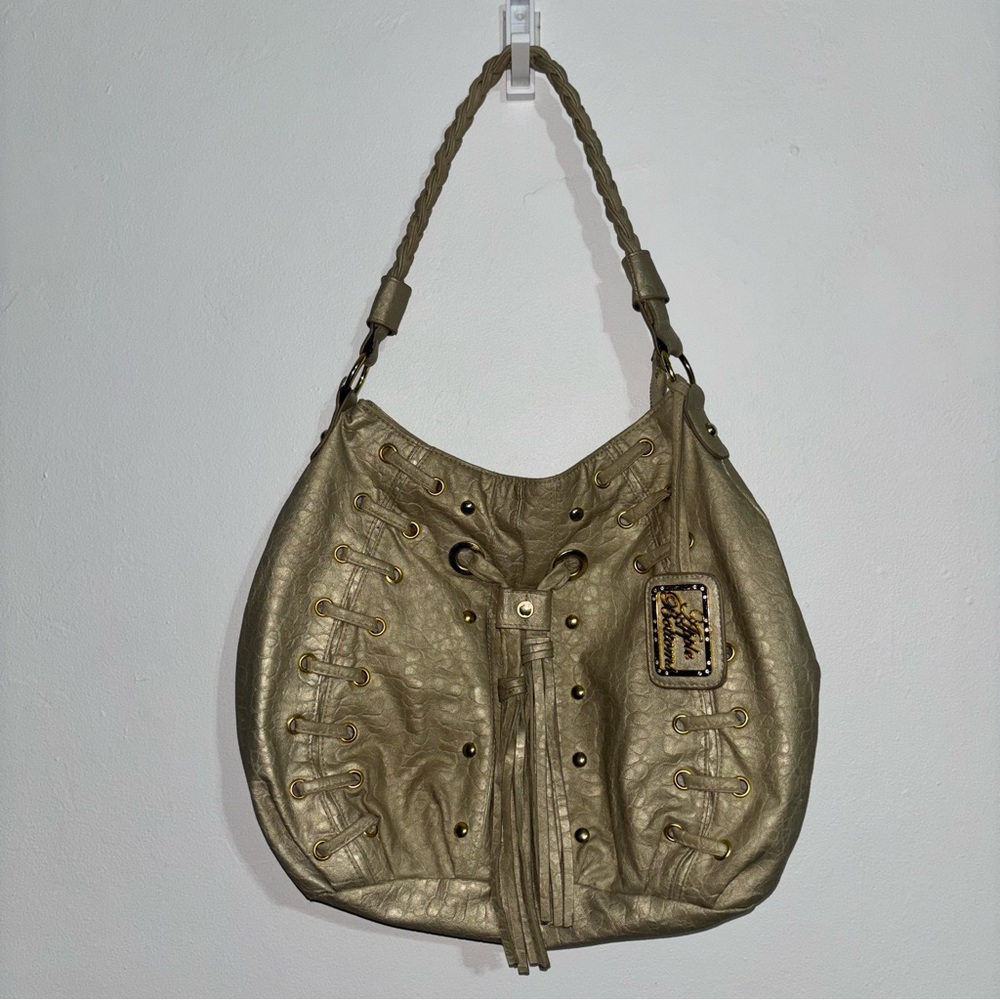 Apple Bottoms Gold Shoulder Bag